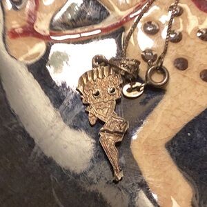 Sterling Silver Betty Boop Pendant
